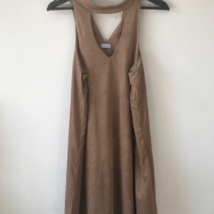 Suede Brown Dress
